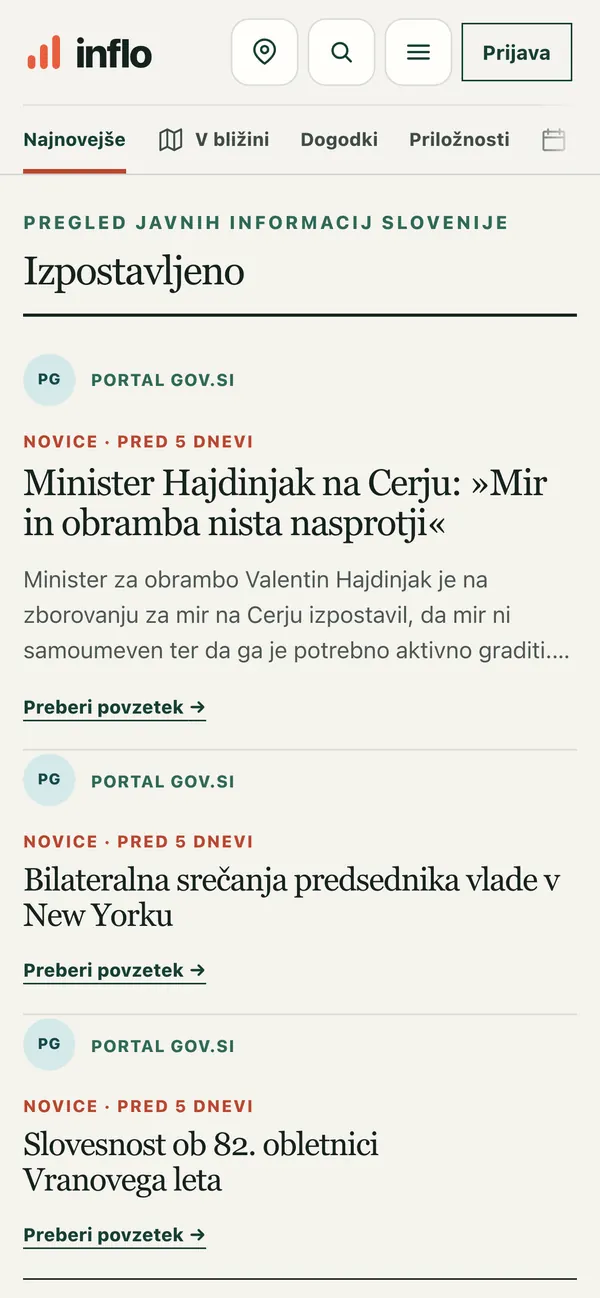 inflo.news on a phone